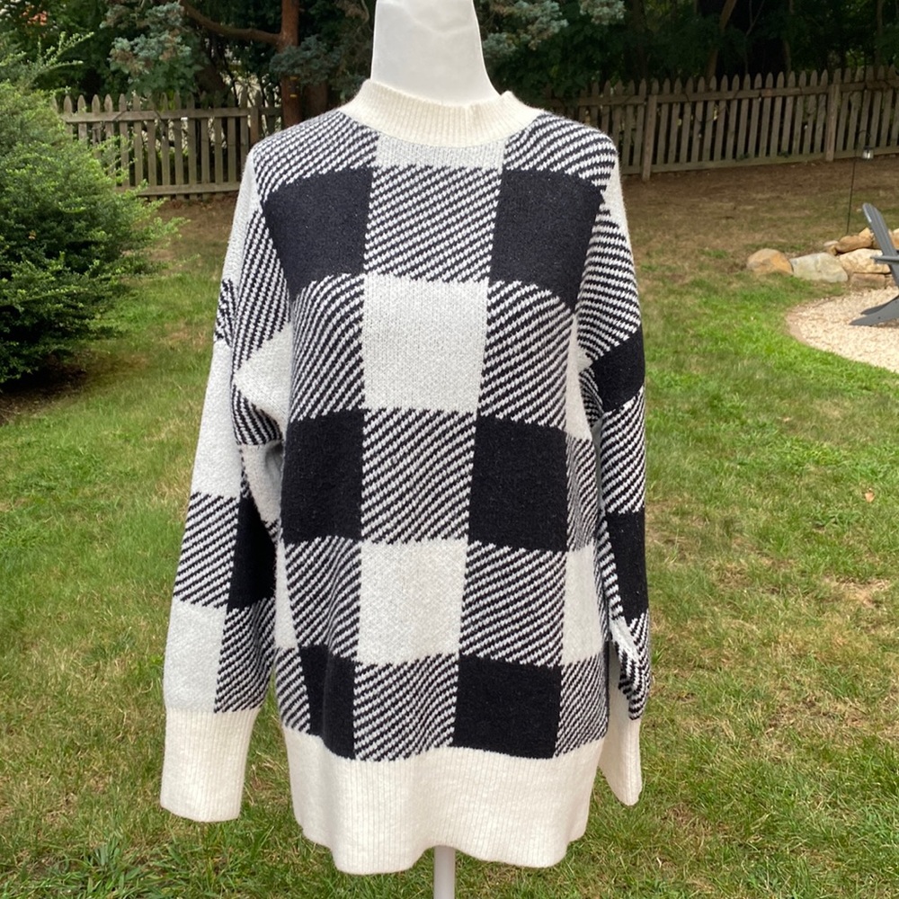 Abercrombie plaid sweater